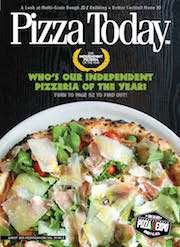 pizza today, august 2015, cover, independent pizzeria of the year