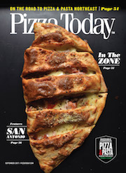 Pizza Today, magazine cover, September 2017