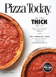 Pizza Today, magazine cover, january 2018