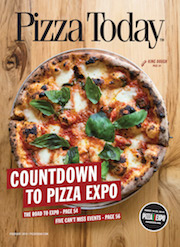 pizza today, magazine cover, february 2018